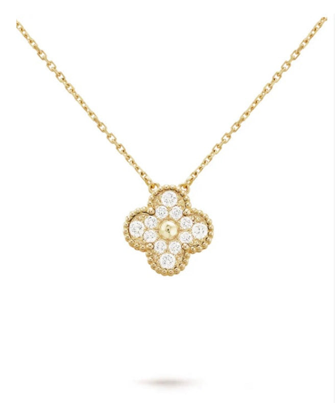 Diamond Clover Necklace