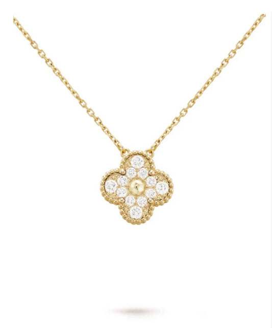 Diamond Clover Necklace